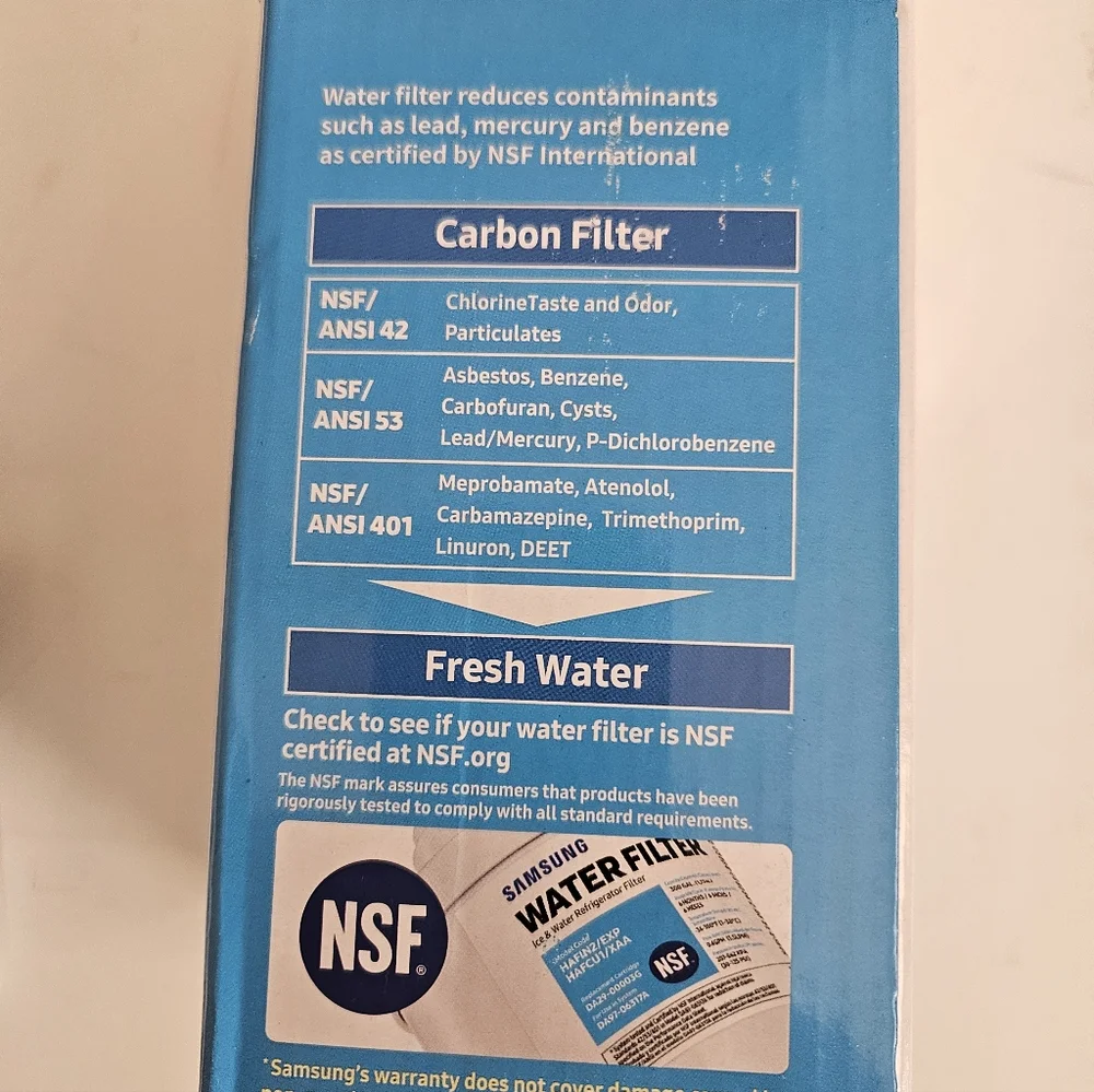 Samsung Water Filter Brand New In Box For Side By Side